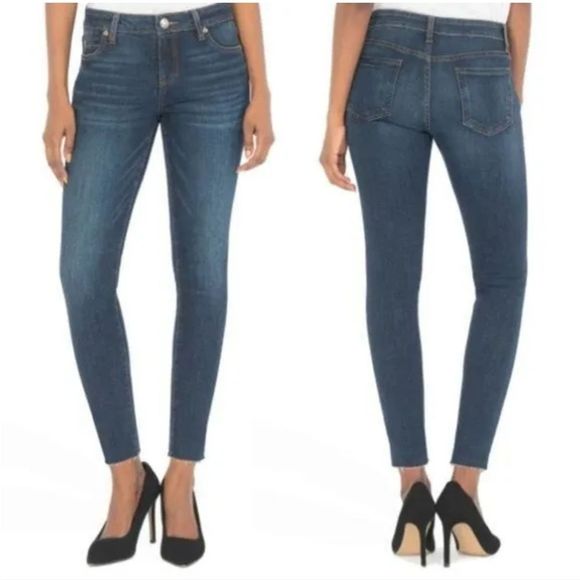 Kut from the Kloth Denim - Kut From the Kloth Carlo Ankle Skinny Raw Hem Jeans